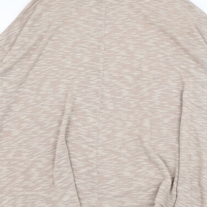 New Look Womens Beige Roll Neck  Polyester Pullover Jumper Size 12