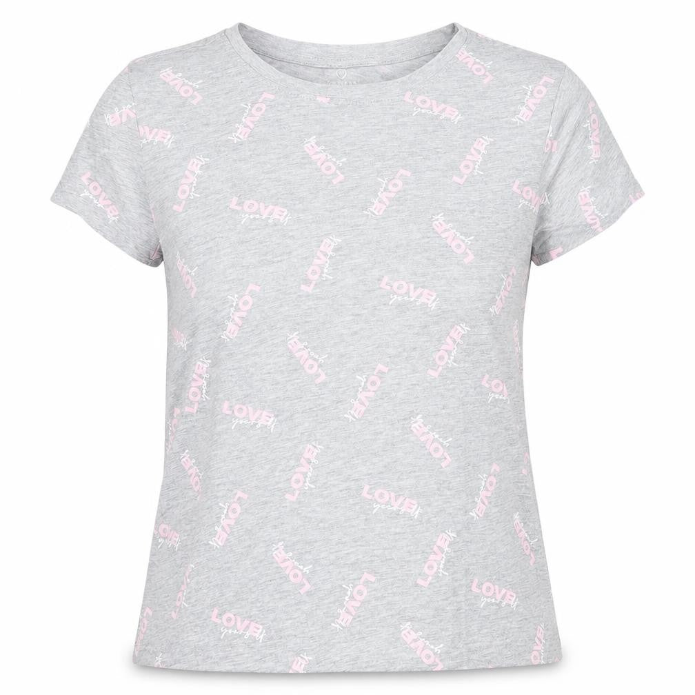 Primark Womens Grey  Cotton Basic T-Shirt Size XS Crew Neck