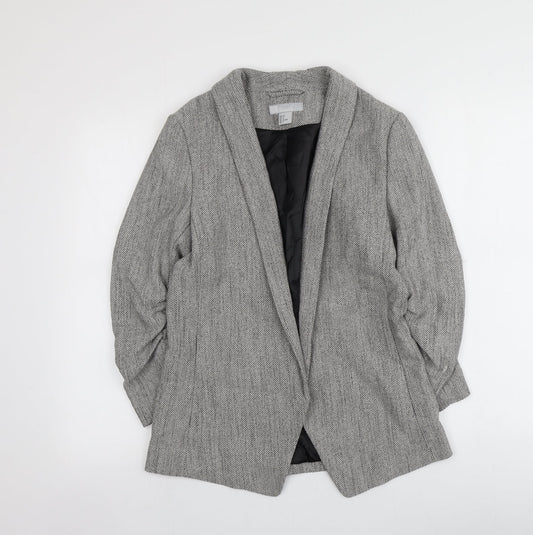 H&M Womens Grey   Jacket  Size 10