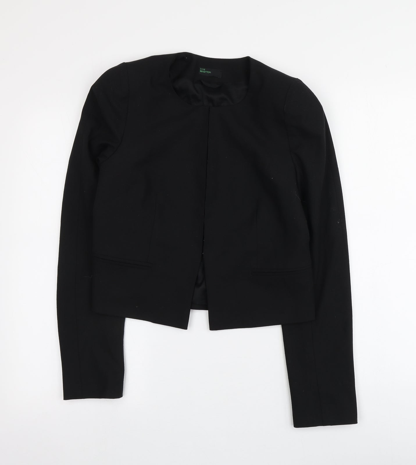 Stile Benetton Womens Black   Jacket  Size 12