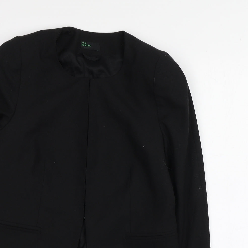 Stile Benetton Womens Black   Jacket  Size 12