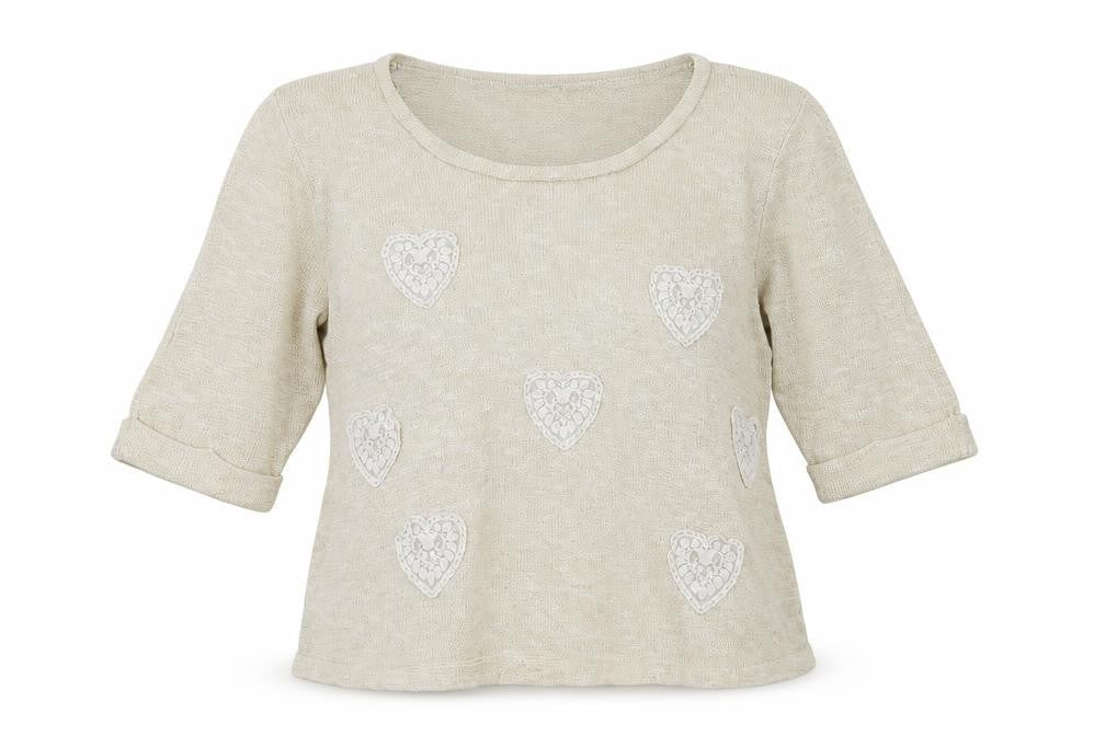 New Look Womens Beige Boat Neck  Viscose Pullover Jumper Size 22   - Hearts