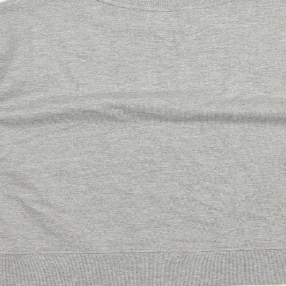 NEXT Womens Grey  Cotton Pullover Sweatshirt Size 10  Pullover