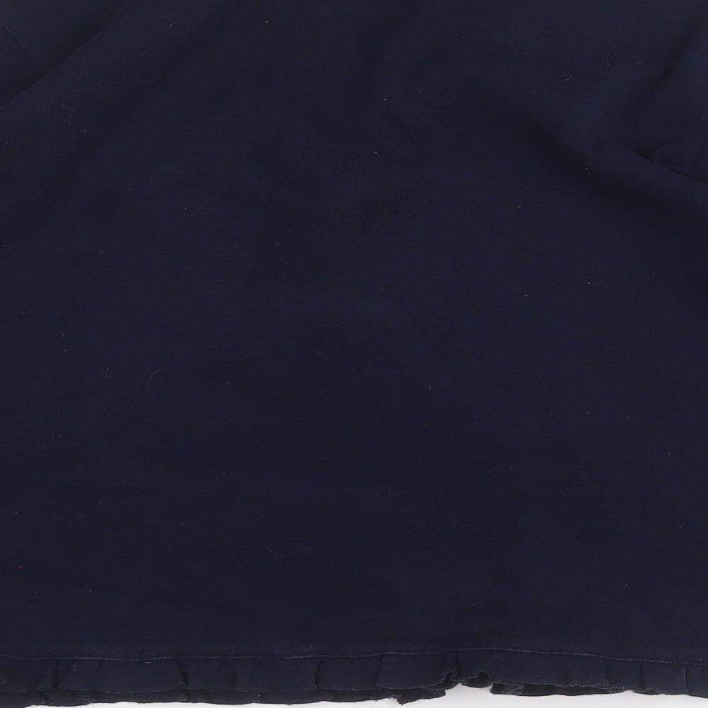 samarkand Womens Blue V-Neck  Cotton Cardigan Jumper Size XS