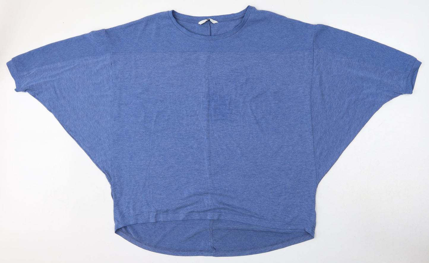 Very Womens Blue Round Neck  Polyester Pullover Jumper Size 14