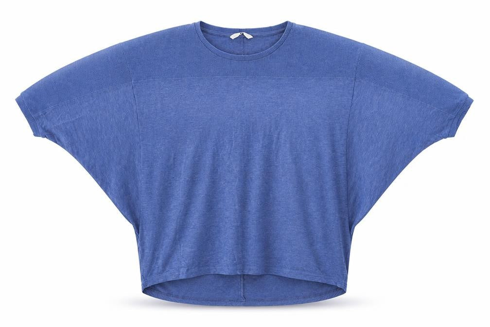 Very Womens Blue Round Neck  Polyester Pullover Jumper Size 14