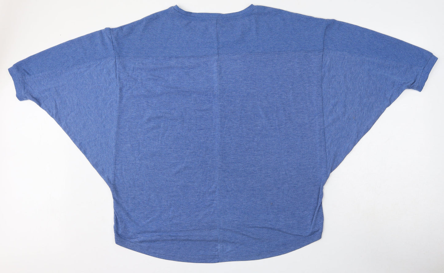 Very Womens Blue Round Neck  Polyester Pullover Jumper Size 14