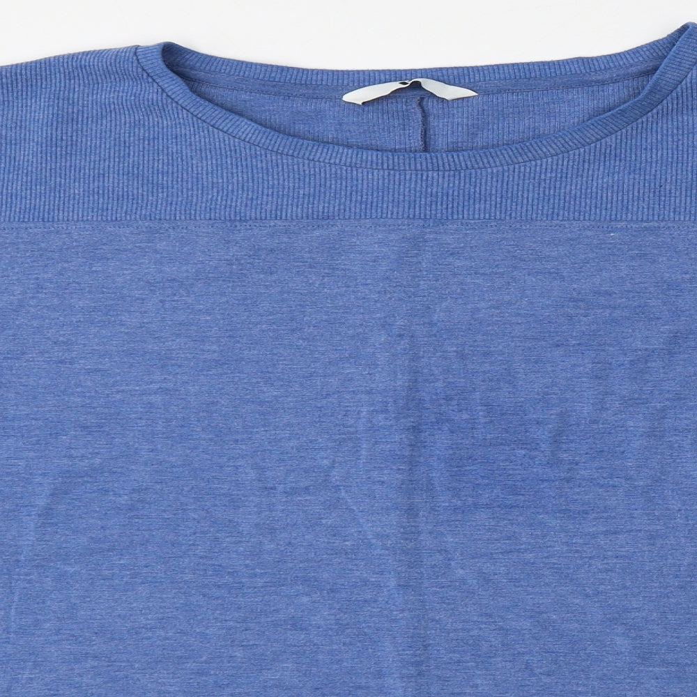 Very Womens Blue Round Neck  Polyester Pullover Jumper Size 14