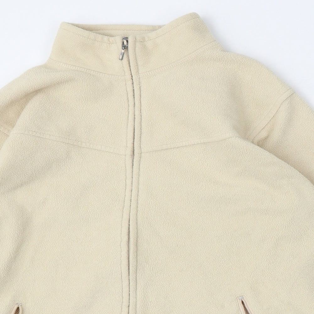 EWM Womens Beige   Jacket  Size S  Zip