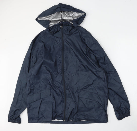 Result Mens Blue   Anorak Jacket Size S  Zip
