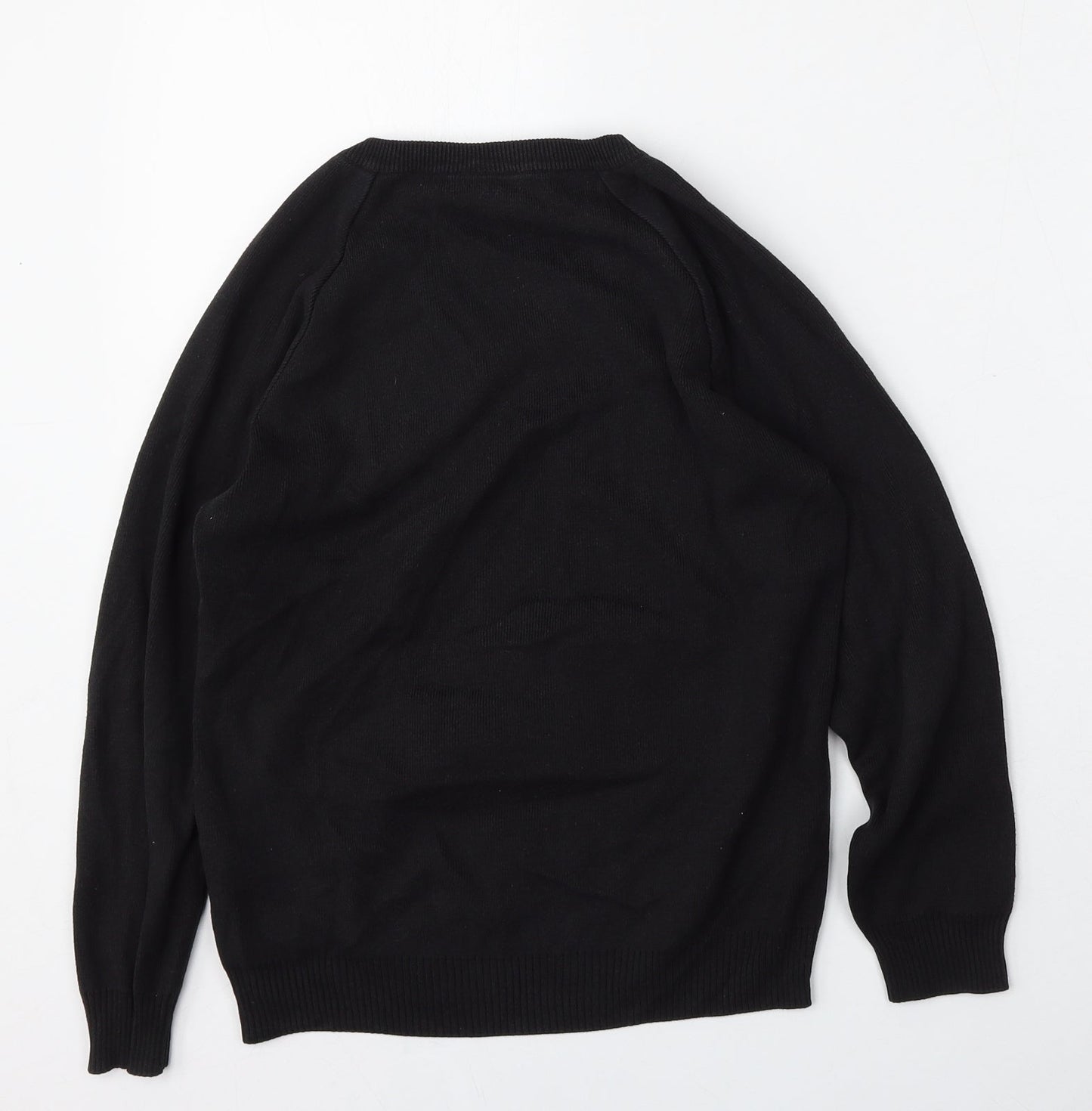 Performa Boys Black  Cotton Pullover Sweatshirt Size 9-10 Years