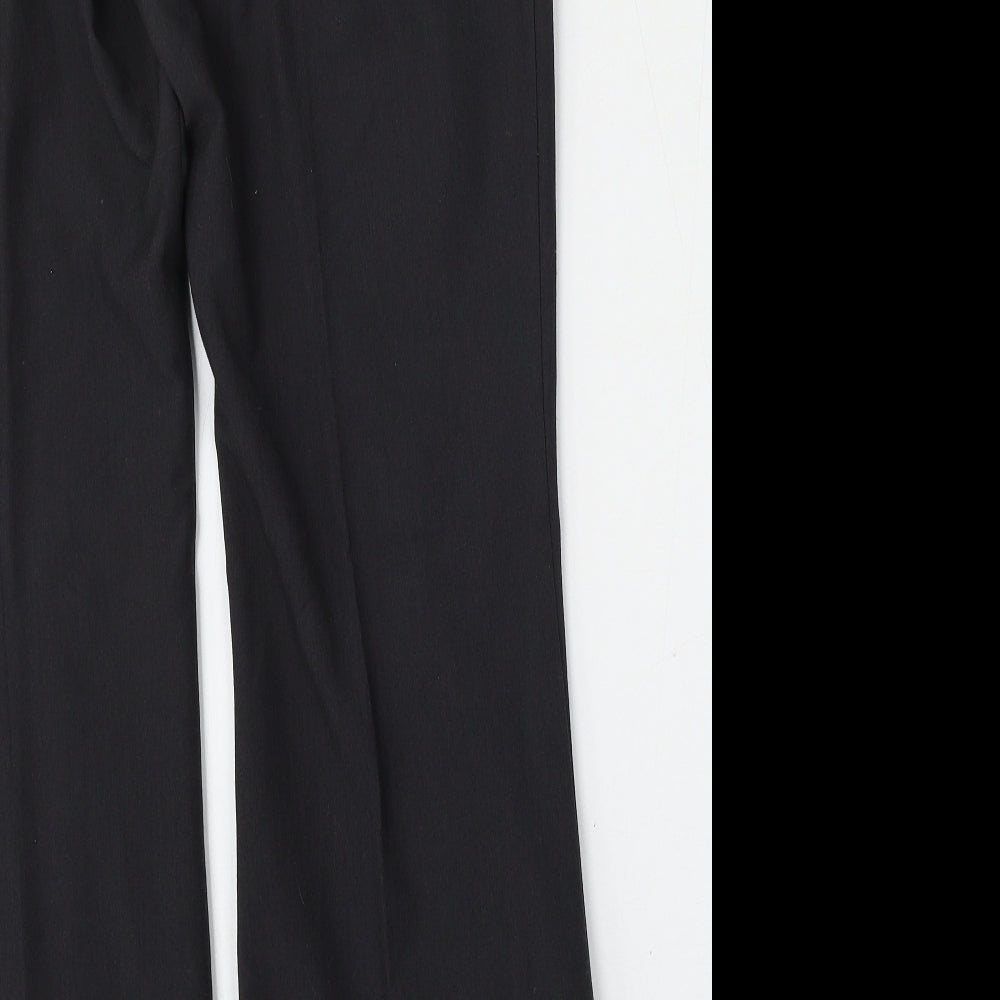 Marks and Spencer Womens Grey  Polyester Trousers  Size 12 L31 in Regular
