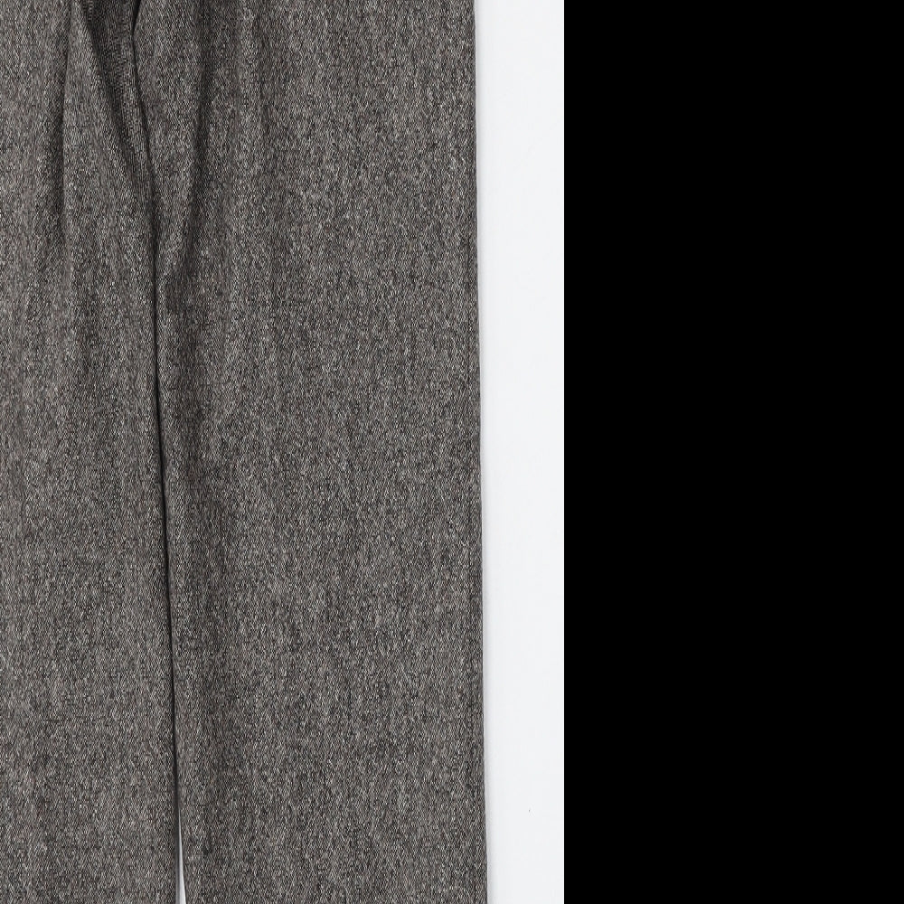 Preworn Womens Brown  Polyester Trousers  Size 30 L30 in Regular Button