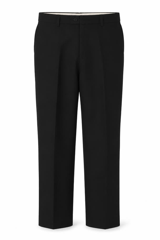 George Womens Black  Polyester Trousers  Size 34 L29 in Regular Button