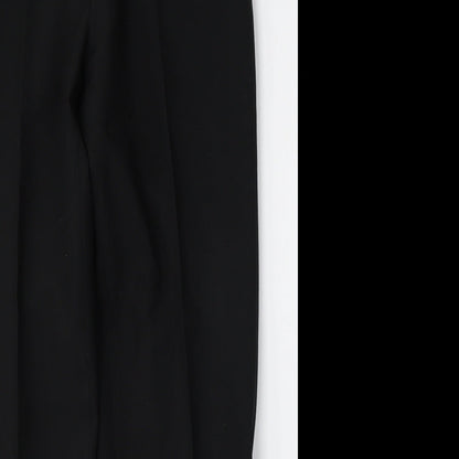 George Womens Black  Polyester Trousers  Size 34 L29 in Regular Button