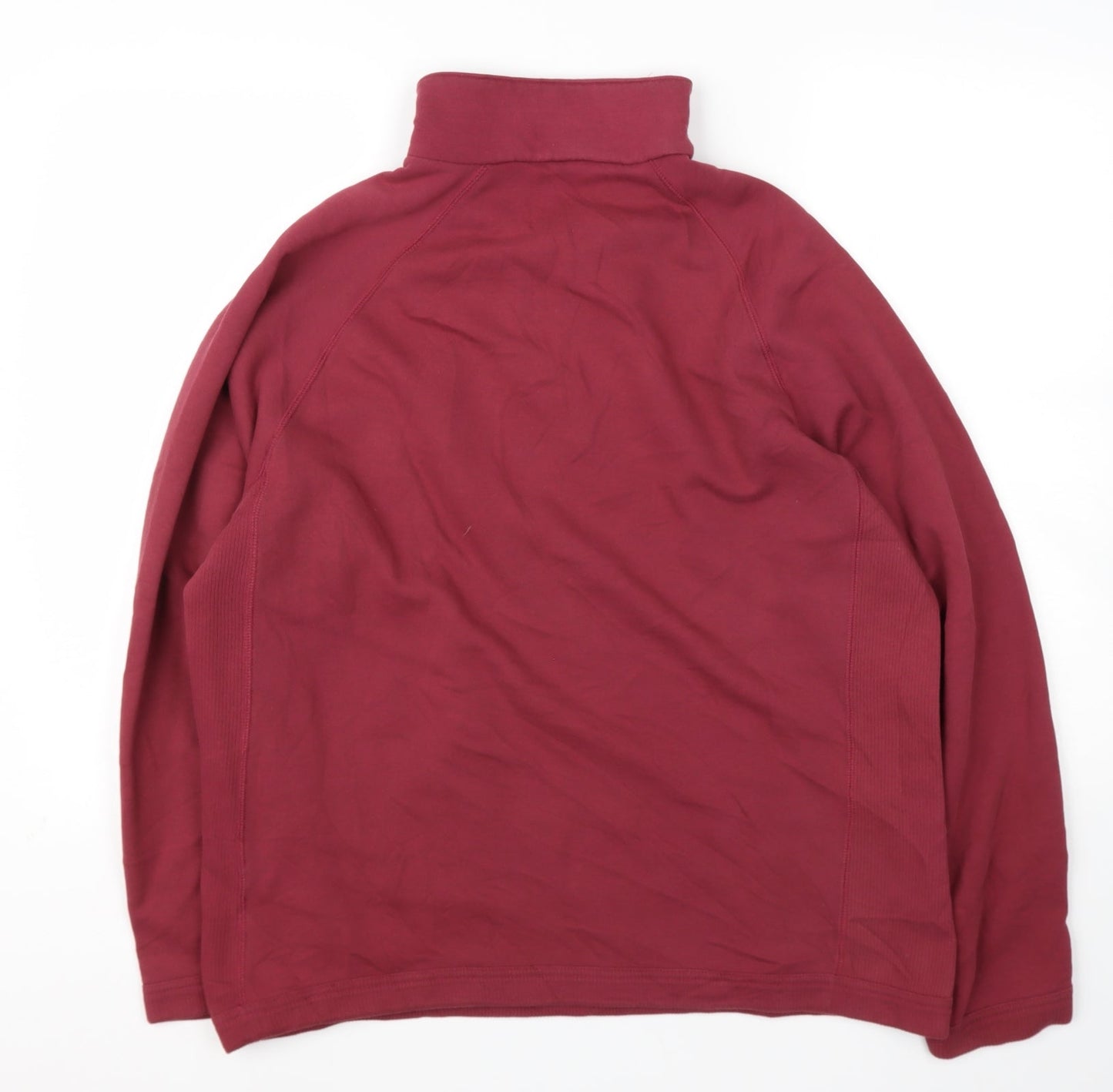 Marks and Spencer Mens Red  Cotton Pullover Sweatshirt Size M