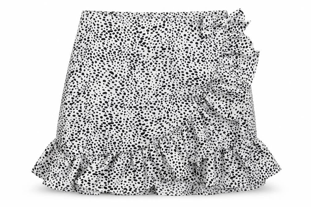 Preworn Womens White Geometric Polyester Mini Skirt Size 26 in