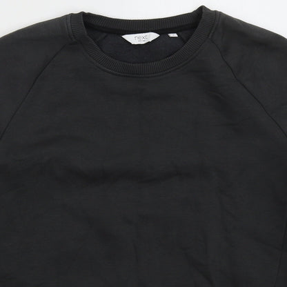 Next Mens Grey  Cotton Pullover Sweatshirt Size S