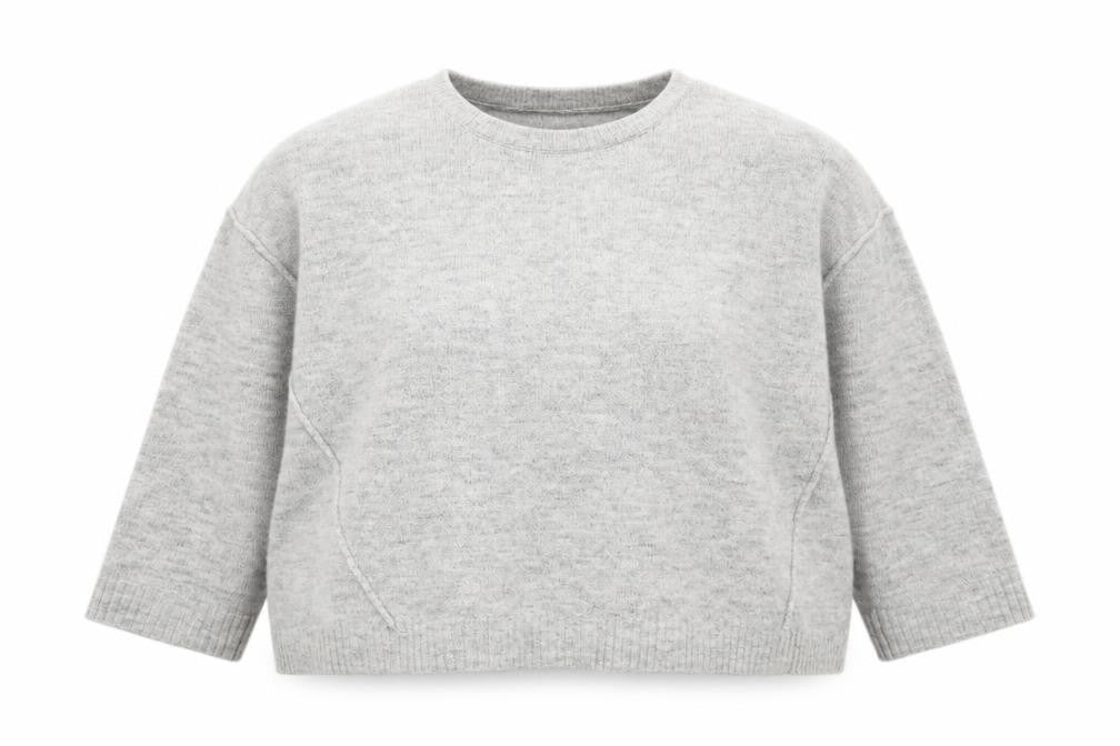 Primark Womens Grey Round Neck  Acrylic Pullover Jumper Size XL   - Size 18-20