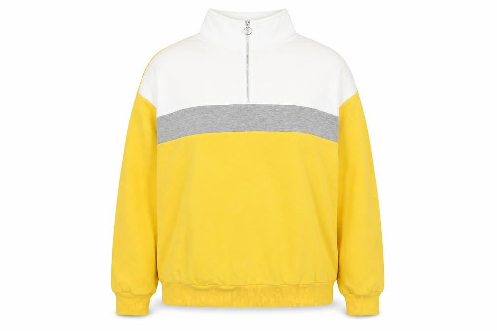 New Look Womens Multicoloured  Cotton Pullover Sweatshirt Size 6  Zip