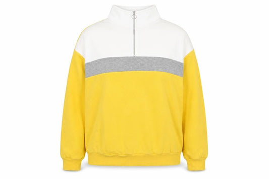 New Look Womens Multicoloured  Cotton Pullover Sweatshirt Size 6  Zip