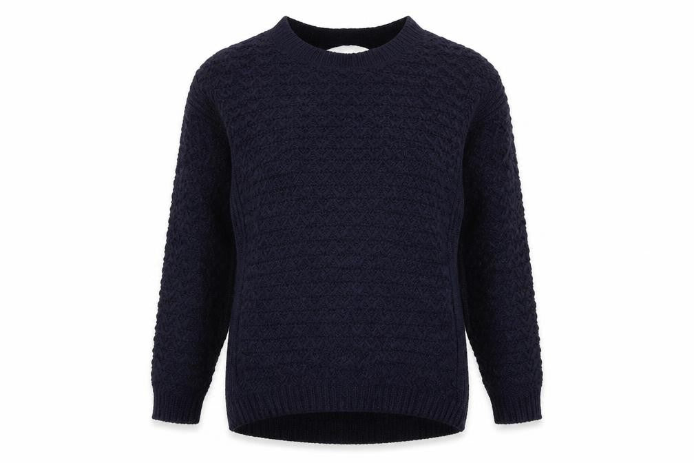 New Look Womens Blue Round Neck  Acrylic Pullover Jumper Size M