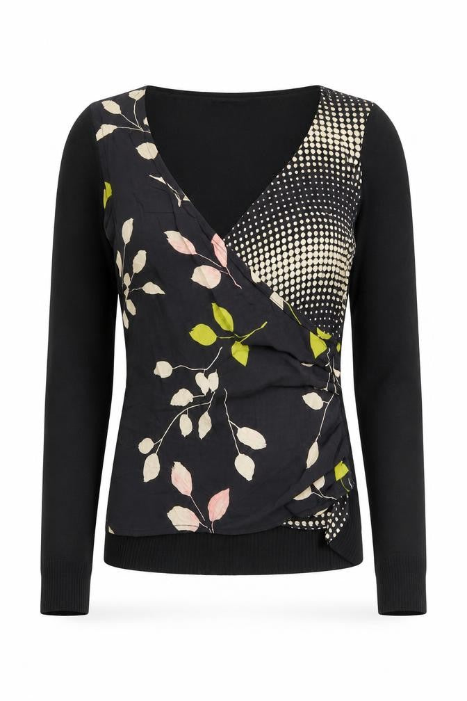 Coast Womens Multicoloured Floral Viscose Basic Blouse Size 8 V-Neck
