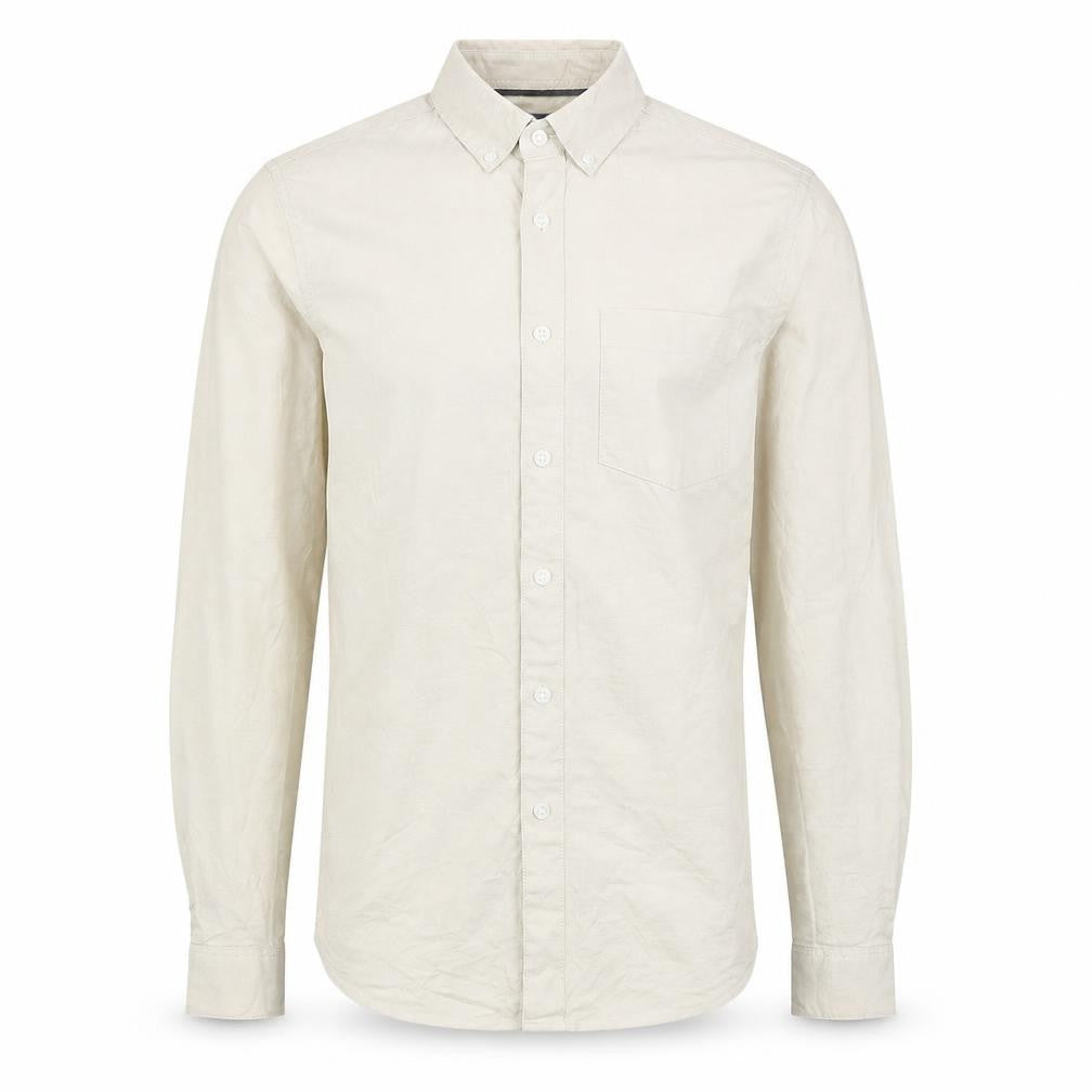 Topman Mens Beige  Cotton  Button-Up Size XS Collared