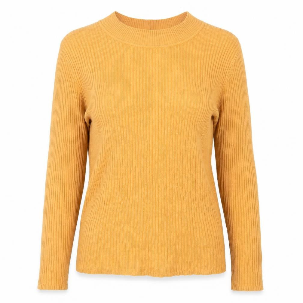 Primark Womens Yellow Crew Neck  Polyester Pullover Jumper Size 12