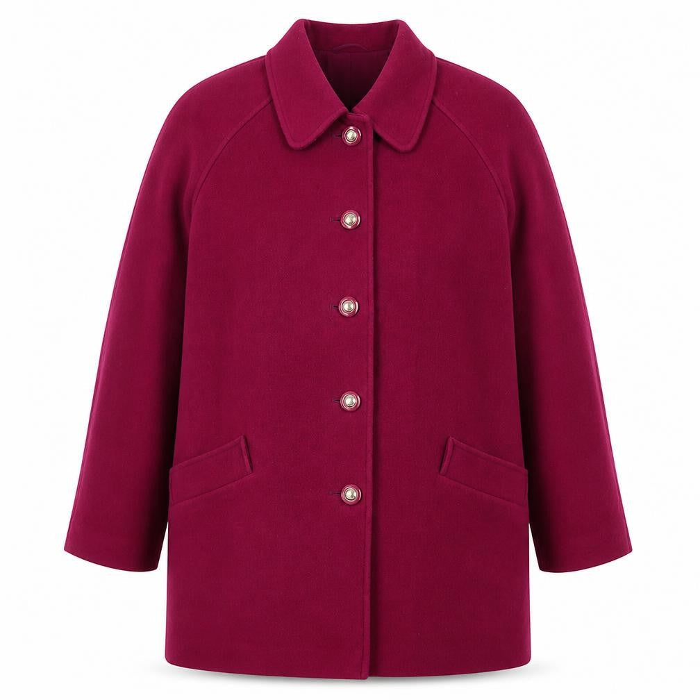 eastext Womens Purple   Jacket Coat Size 12  Button