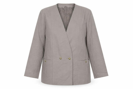 Preworn Womens Grey   Jacket Blazer Size 18  Button