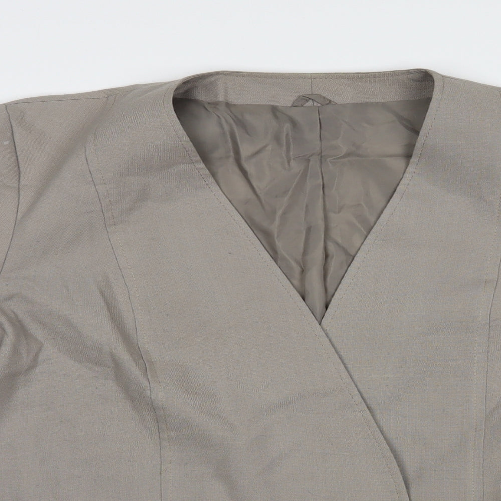 Preworn Womens Grey   Jacket Blazer Size 18  Button