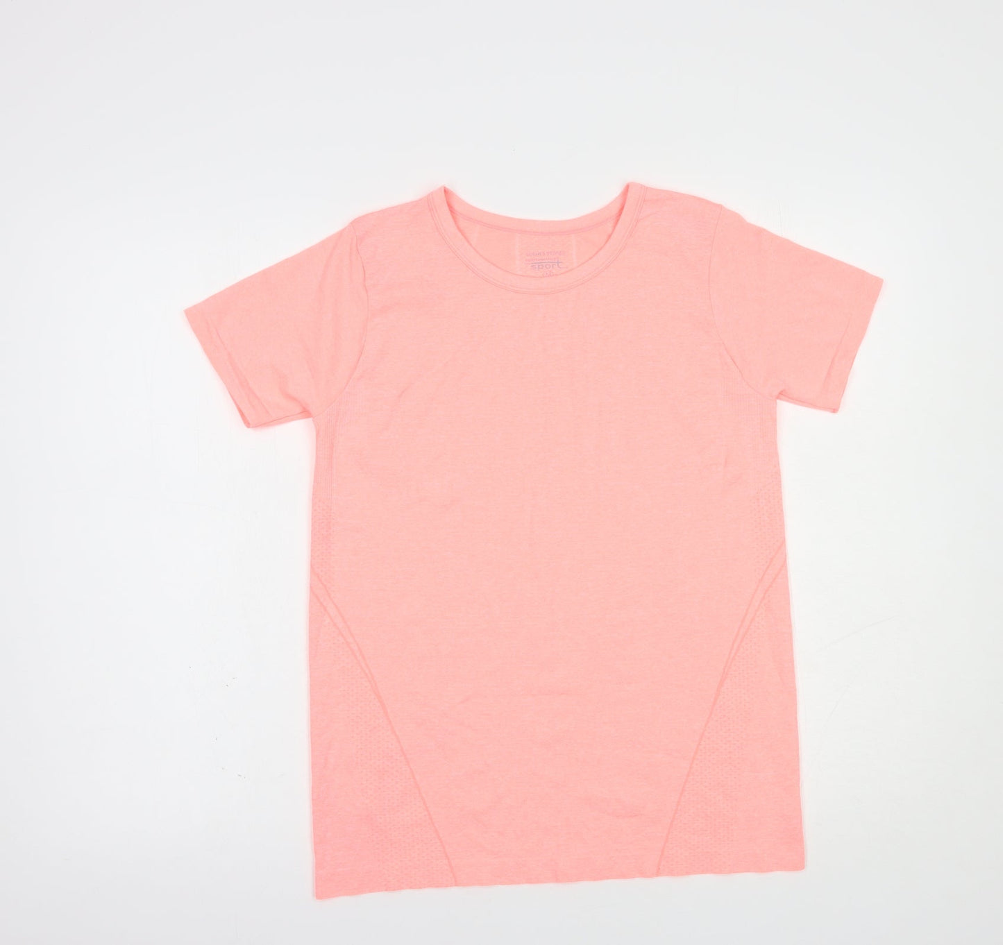 Dunnes Stores Womens Pink  Polyester Pullover T-Shirt Size M Crew Neck Pullover