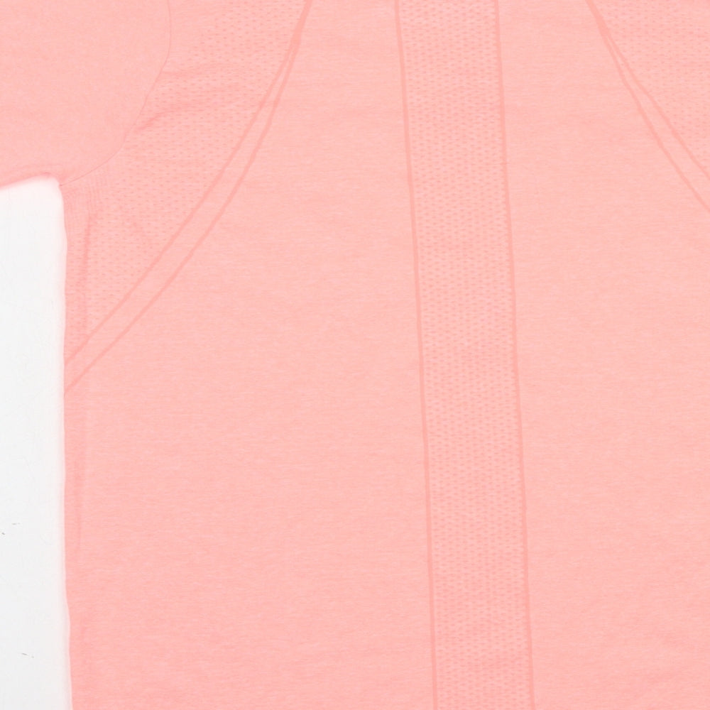 Dunnes Stores Womens Pink  Polyester Pullover T-Shirt Size M Crew Neck Pullover