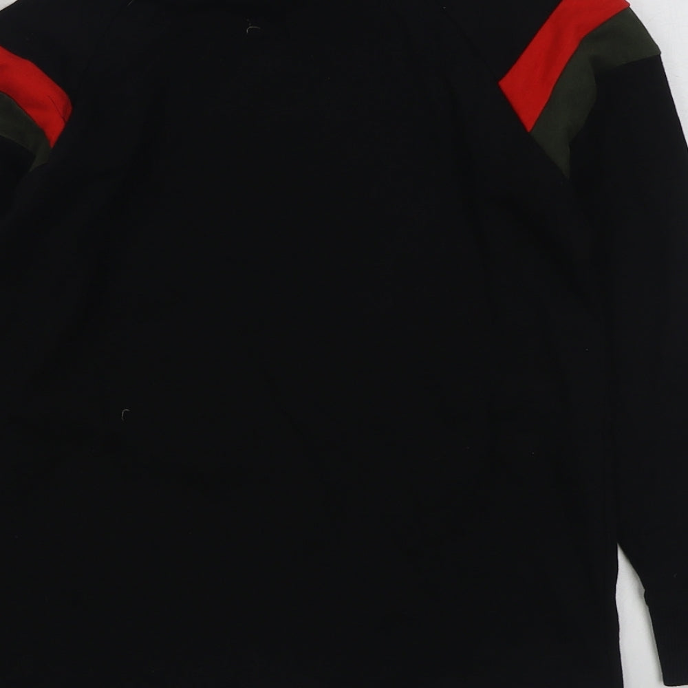NEXT Boys Black  100% Cotton Pullover Sweatshirt Size 8 Years  Pullover