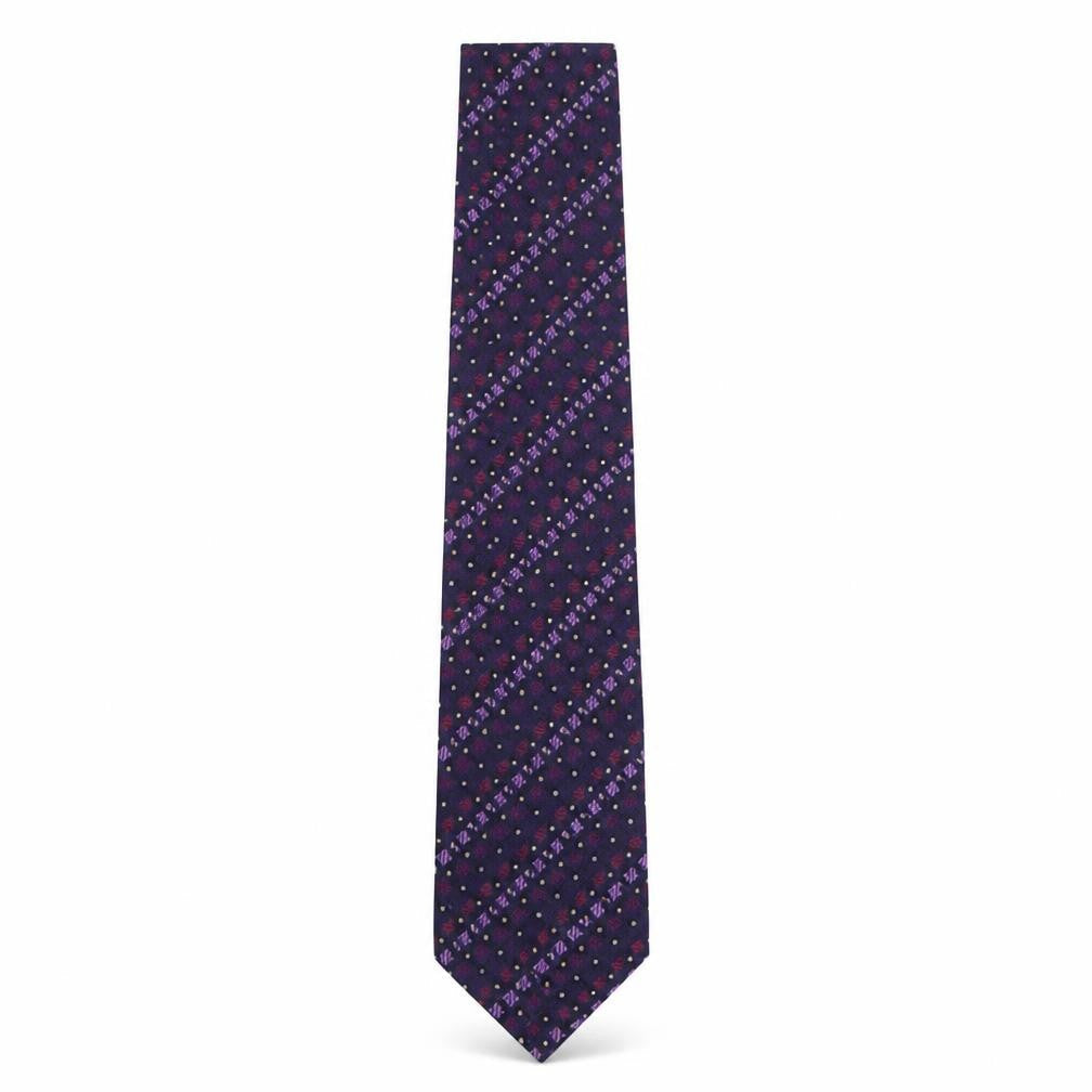 Skopes Mens Multicoloured Geometric Polyester Pointed Tie One Size