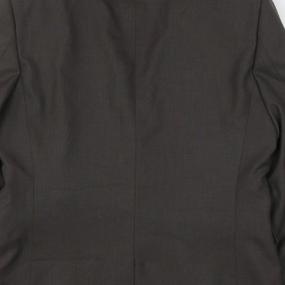 Next Mens Brown  Polyester Jacket Suit Jacket Size 42