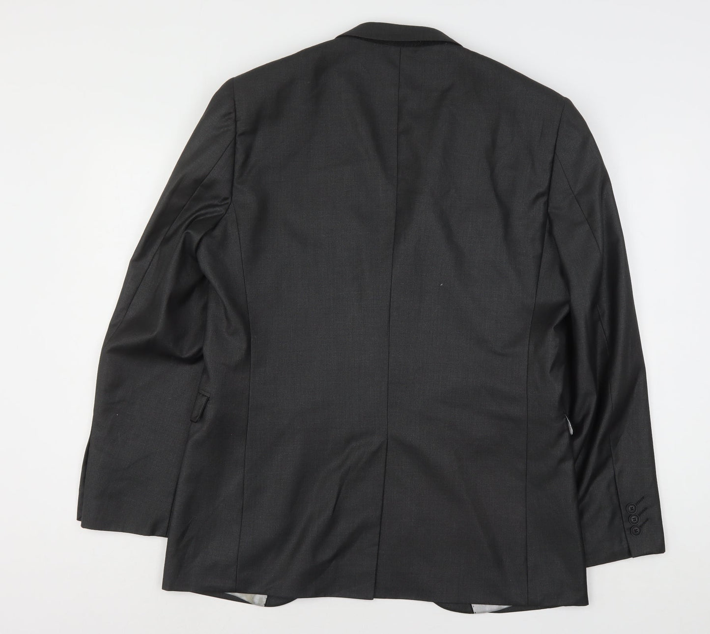 Butler & Webb Mens Grey  Polyester Jacket Suit Jacket Size 42