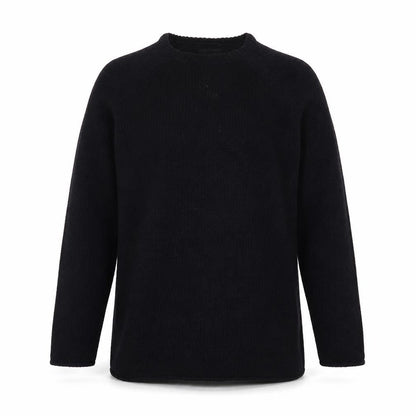 Dissident Mens Black Round Neck  Polyester Pullover Jumper Size M