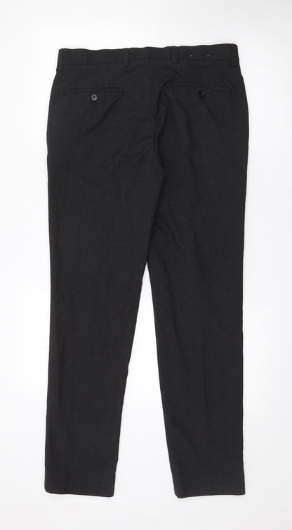 Next Womens Grey  Polyester Trousers  Size 32 in L30 in Regular