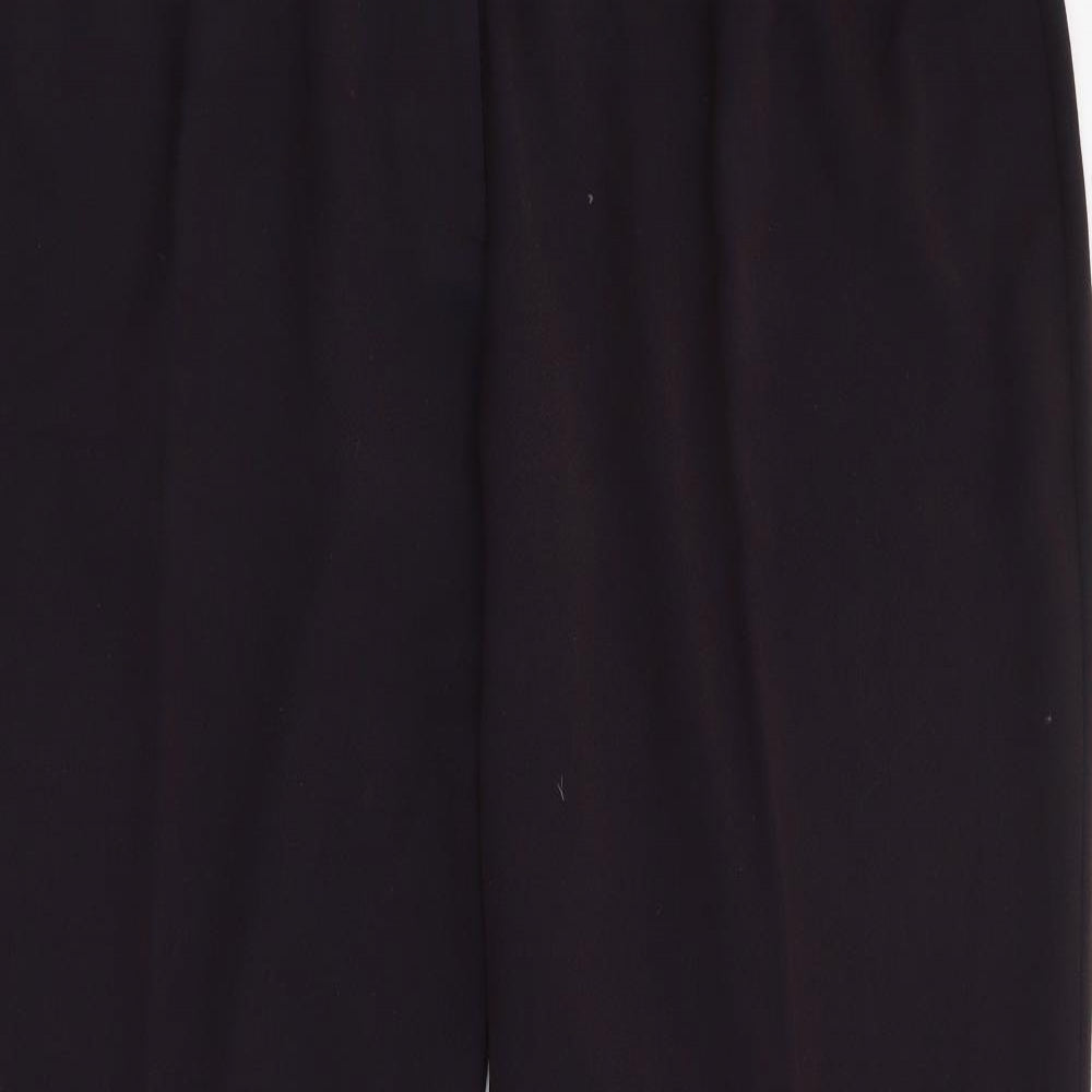 Marks and Spencer Womens Purple  Polyester Trousers  Size 20 L28 in Regular