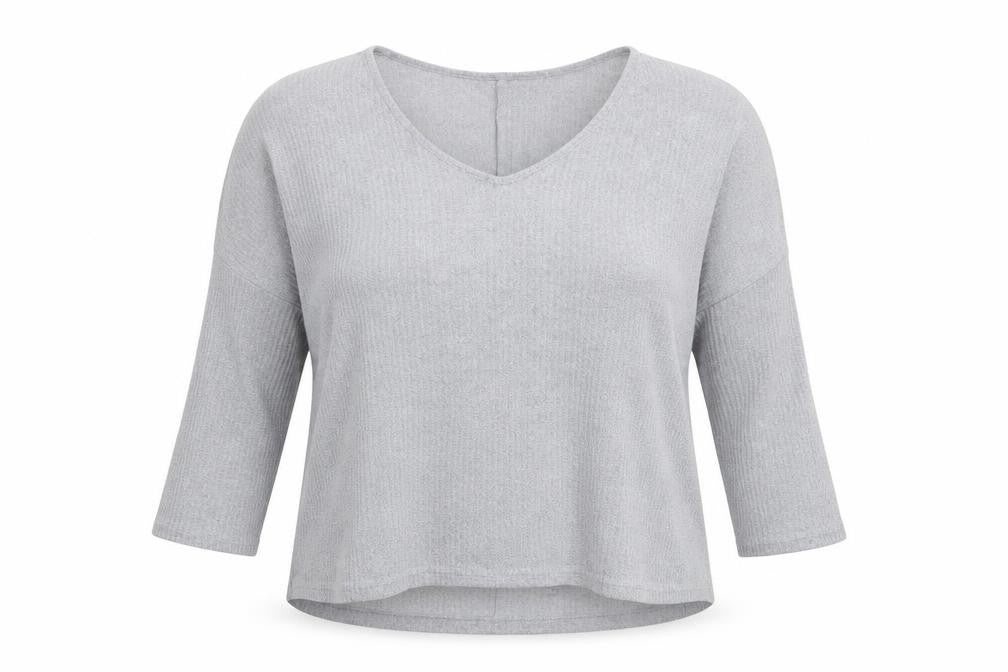 Preworn Womens Green V-Neck  Polyester Pullover Jumper Size XL