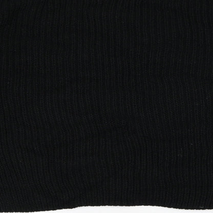 Preloved New Look Womens Black Round Neck  Acrylic Pullover Jumper Size S - Label
