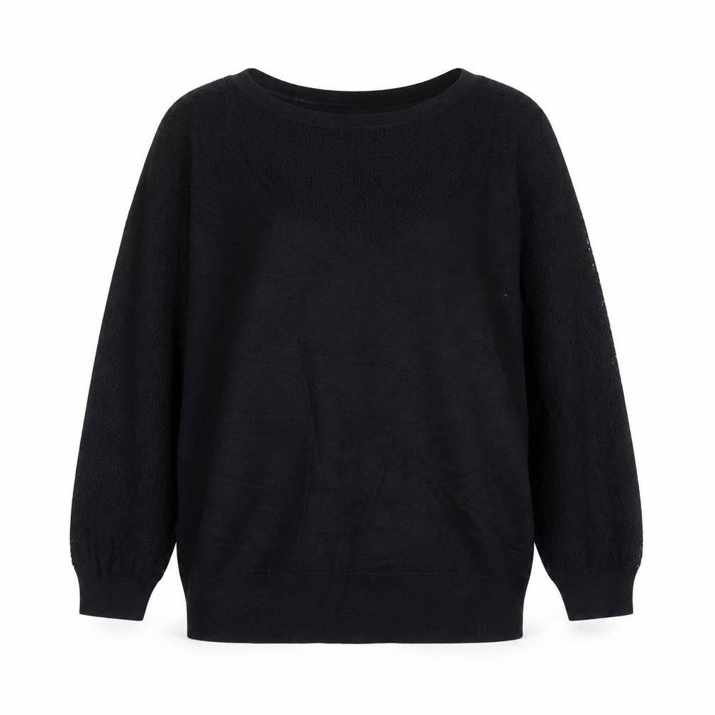 H&M Womens Black Roll Neck  Cotton Pullover Jumper Size M