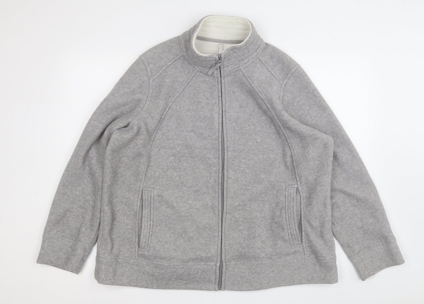 BM Womens Grey   Jacket  Size L  Zip