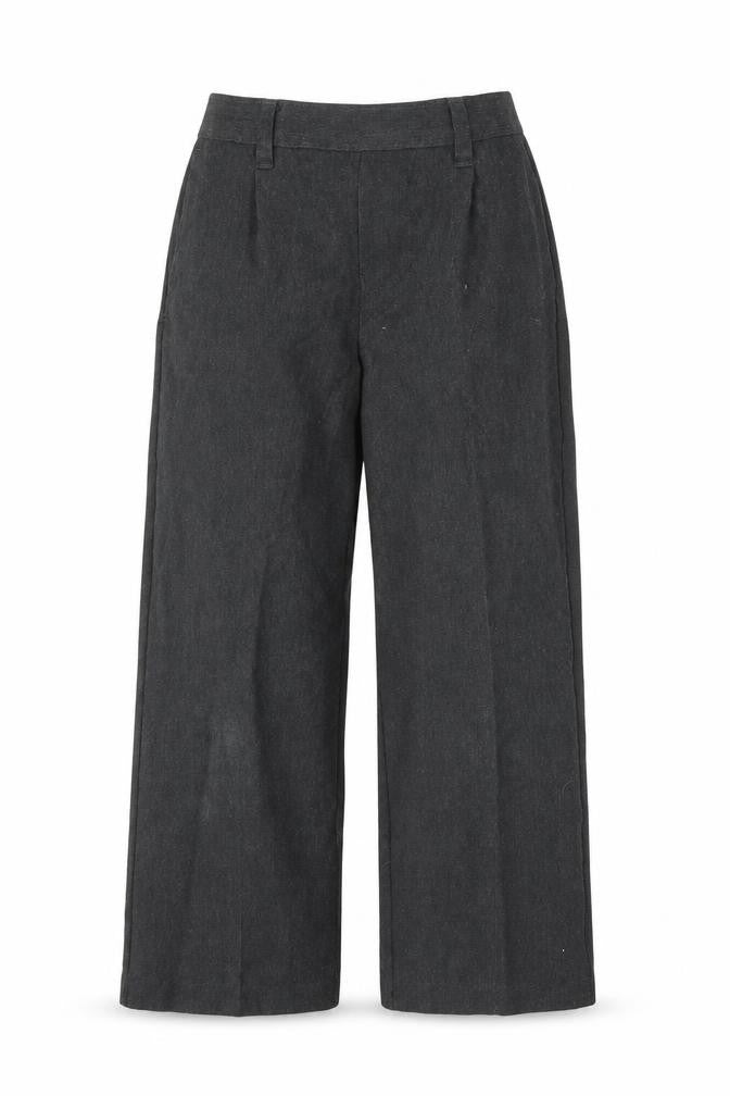 Marks & Spencer Girls Grey  Polyester Capri Trousers Size 6 Years  Regular