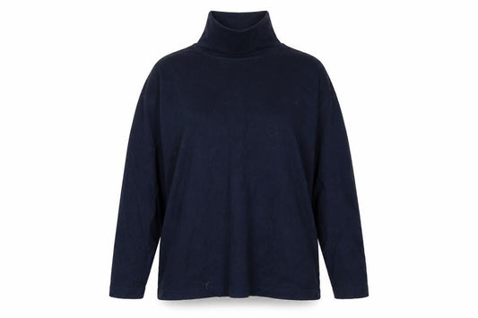 Amy Moore Womens Blue  Cotton Pullover Sweatshirt Size M