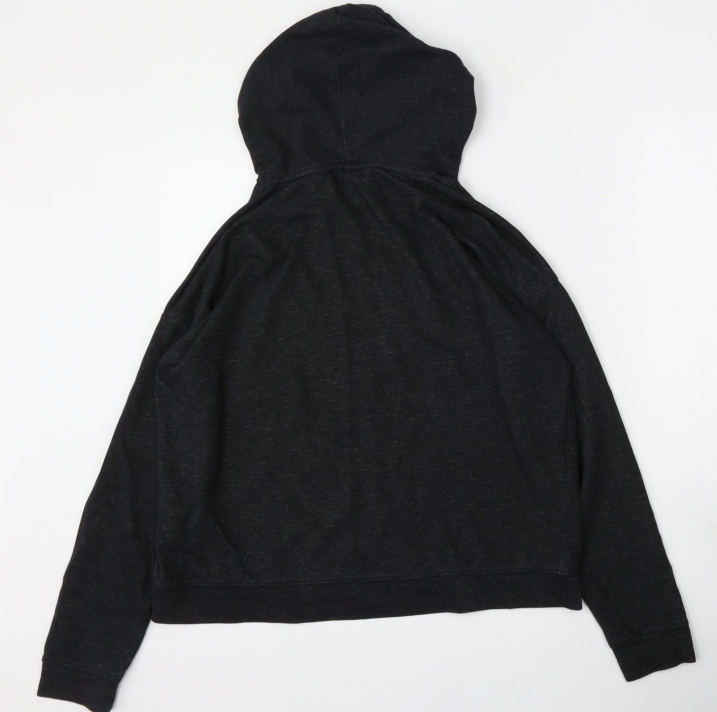 LOGG Womens Black  Polyester Pullover Hoodie Size M  Tie