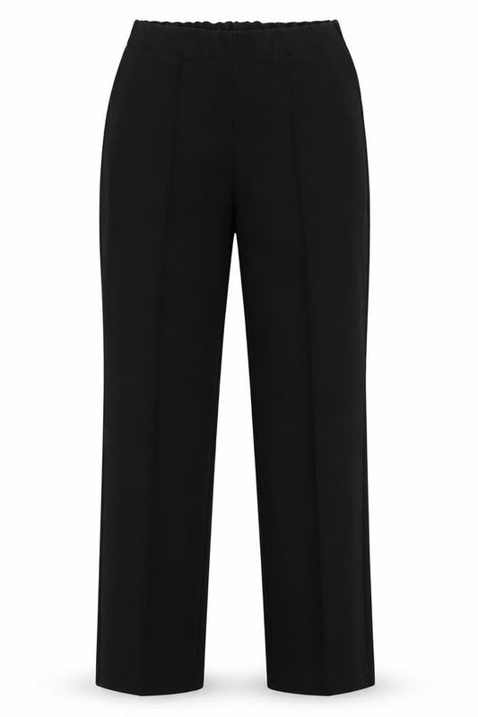 Classic Womens Black  Polyester Trousers  Size 8 L28 in Regular