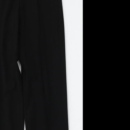 Classics Womens Black  Polyester Trousers  Size 8 L28 in Regular